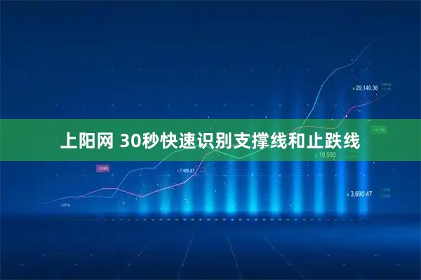 上阳网 30秒快速识别支撑线和止跌线